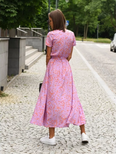 CAROLINA | ELEGANTES KLEID MIT DRUCK