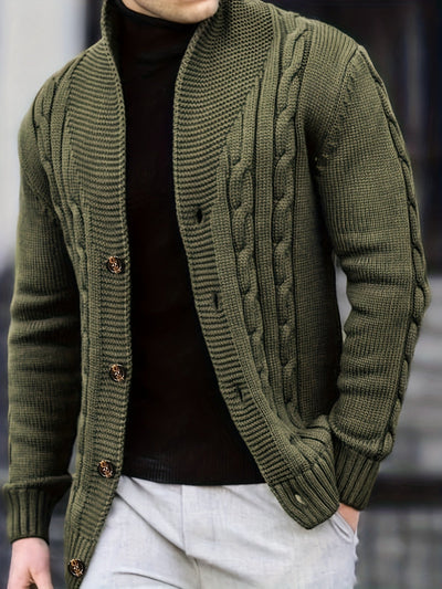 Lässiger Winter- Strickjacke für Männer