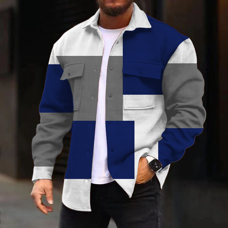 Stylisches Langarmhemd für Herren