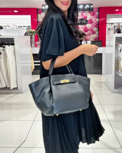 Kleid modisch Street plissiert