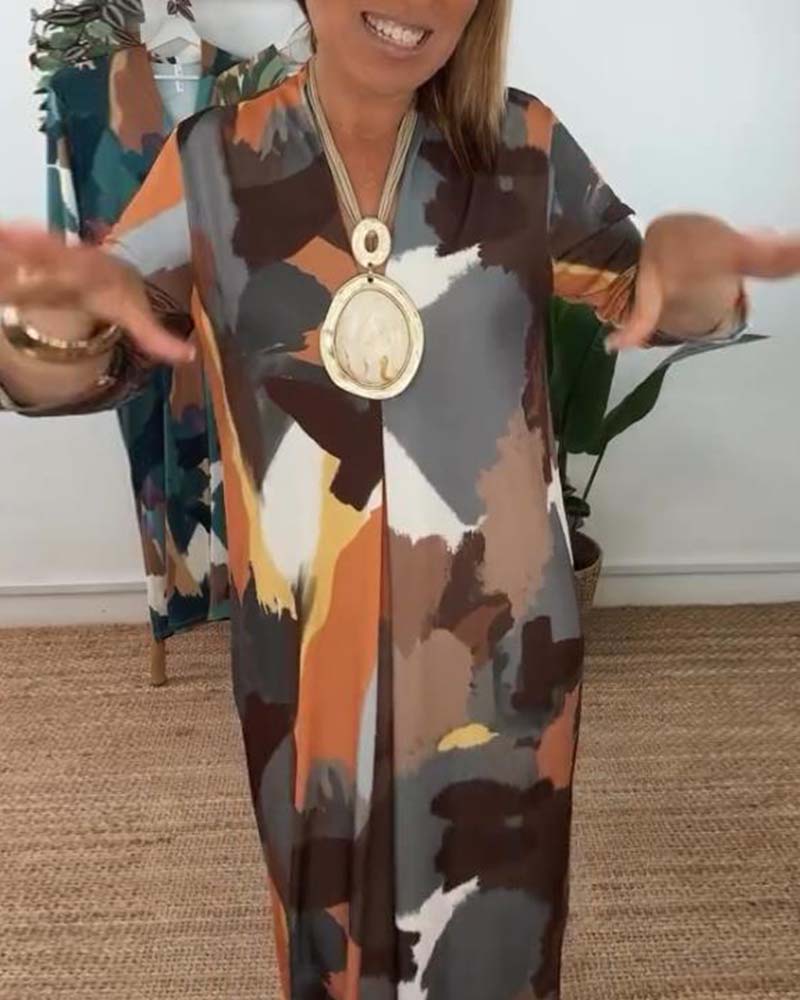 Kleid Stilvoll Casual Hemd