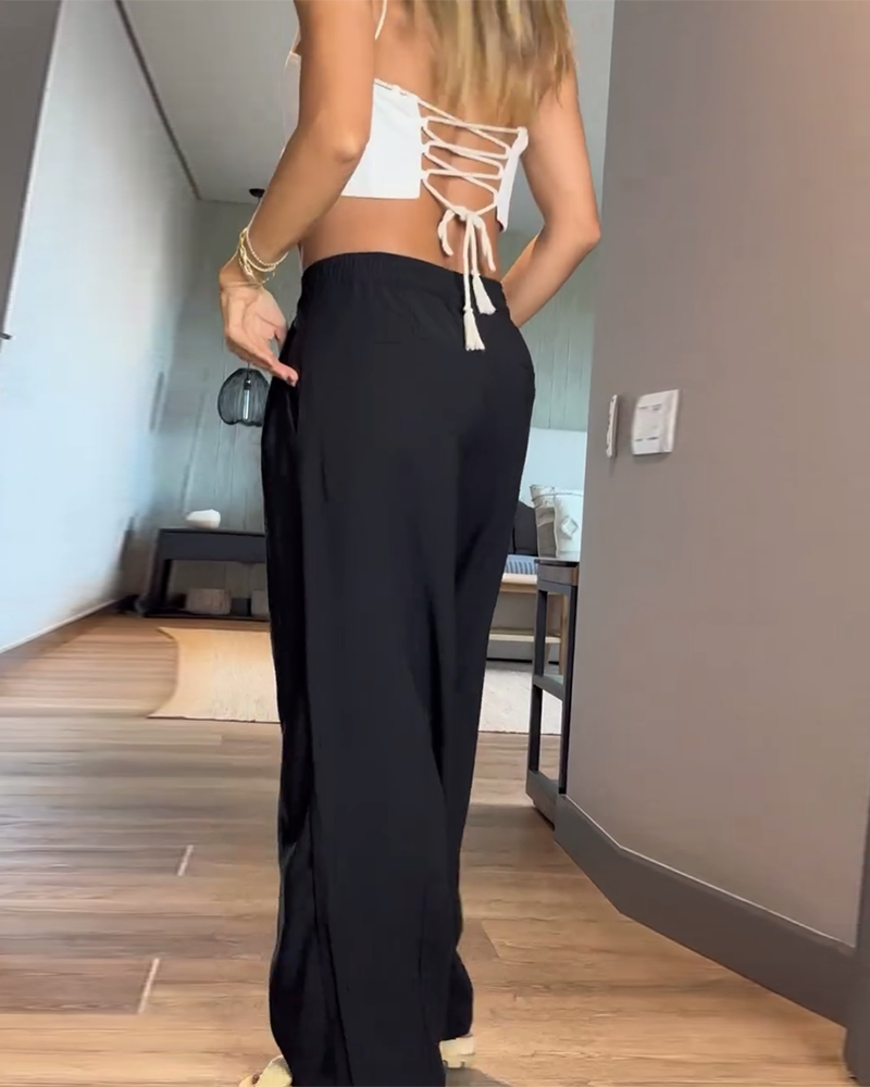 Hose Casual Weit Geschnitten