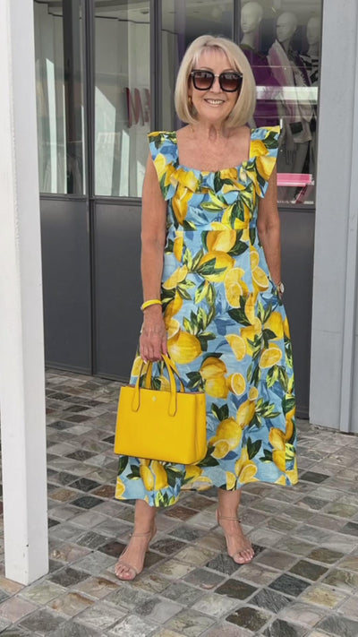 Sonnen- und Zitronenkleid 🍋