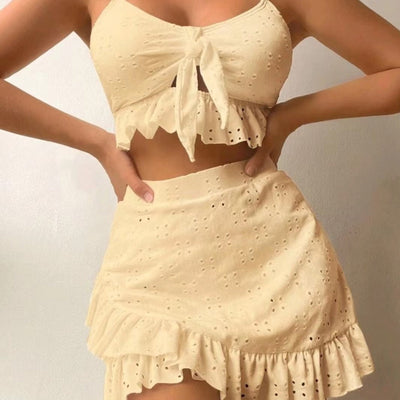 Heidi Mode | Split Badeanzug Hüftrock