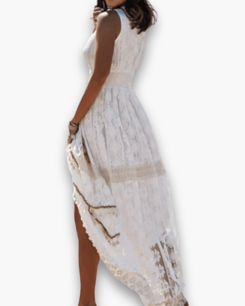 Damen Romantic Boho Maxi Dress | Elegant