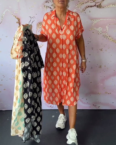 Fischer & Wagner | Stilvolle Kleid mit V-Ausschnitt