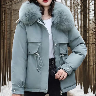 Lange Winterjacke für Damen