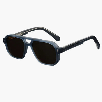 Damen Sonnenbrille mit Pilotenform und Antiblau-Lichtgläsern