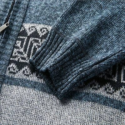 Vintage Winter Strickjacke für Männer