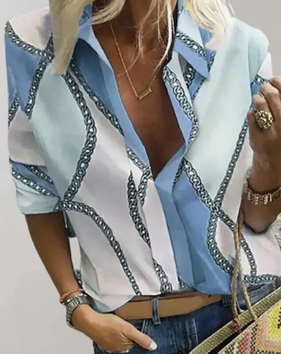 Heidi-Mode | Alltag Verbessern Lange Ärmel Bluse