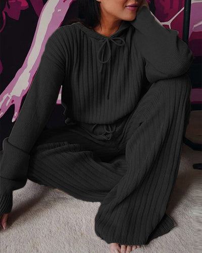 Gestricktes Pyjama Set für Damen