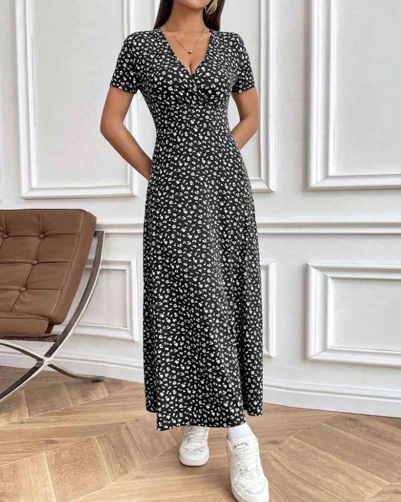 Kleid Sexy Elegant Bedruckt