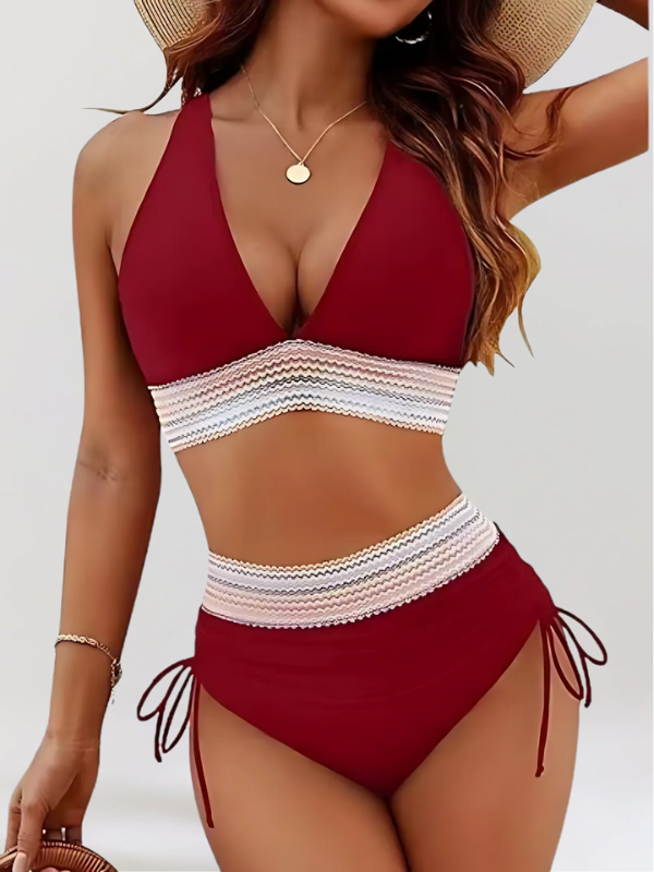 Lidia – Bauchweg-Bikini-Set mit hoher Taille
