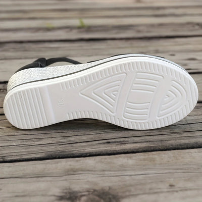 Adriana – Komfort-Plattform-Sandalen mit Reißverschluss