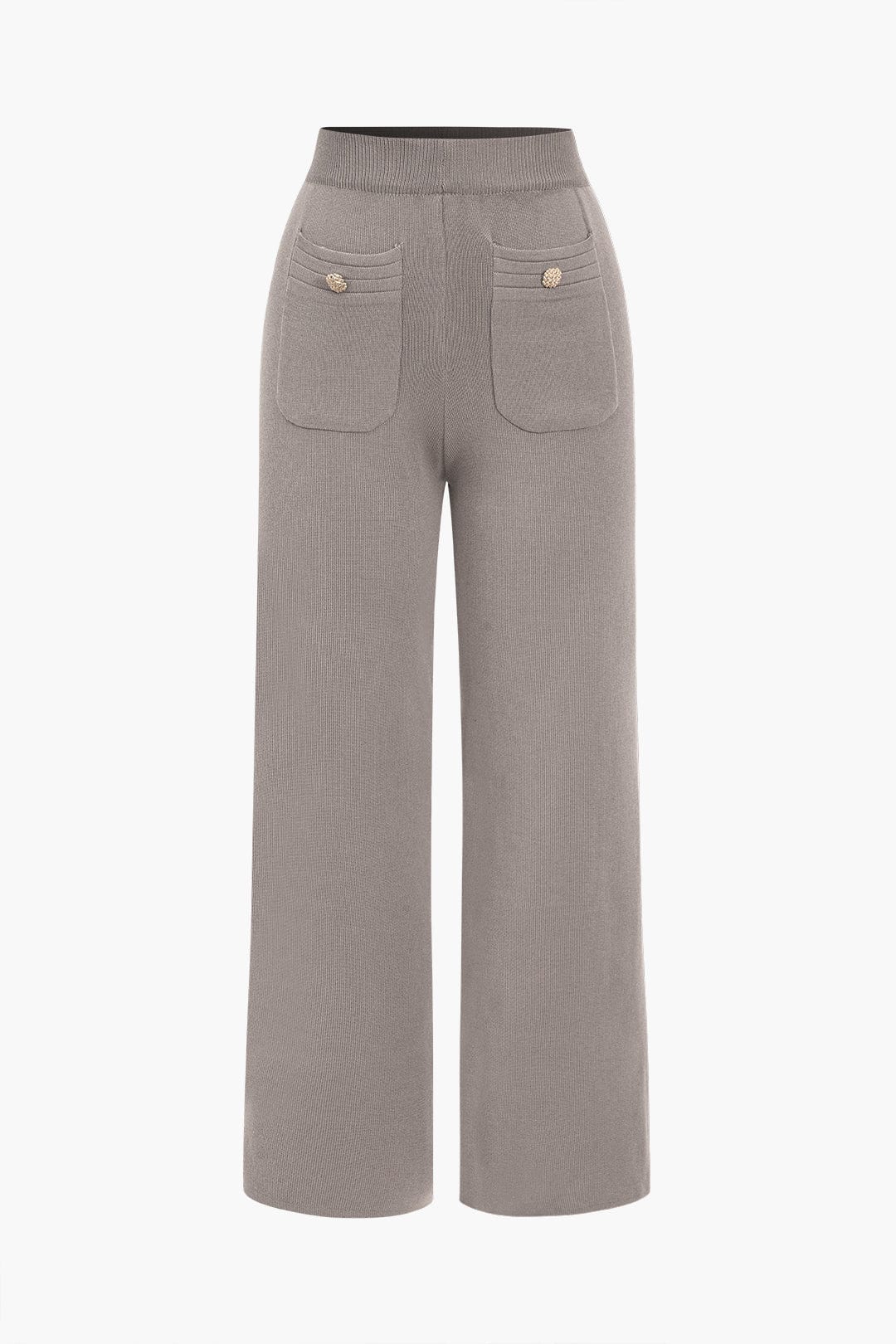 Rosina | Klassisches Strick-Zweiteiler-Set mit Cardigan & Wide-Leg-Hose