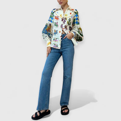 Nina | Vintage Lange Puffärmel