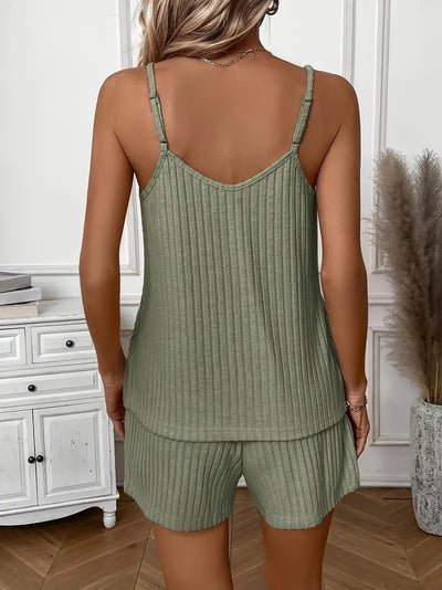 Isalie - Ärmelloses Zweiteiliges Set