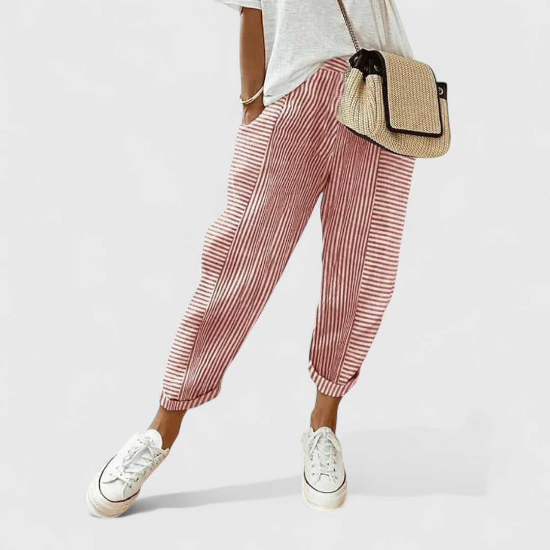 Alex | Gestreifte Hose elegant