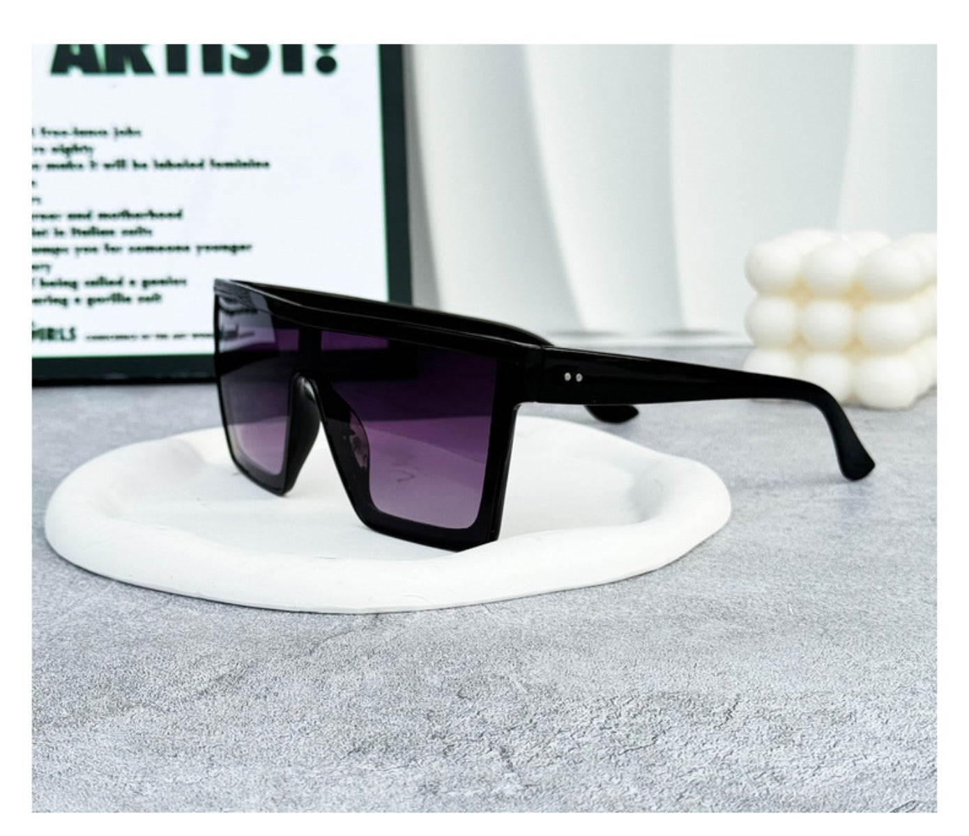 Heidi Mode | Punk-Sonnenschutz einteilige Sonnenbrille