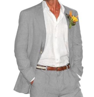 Herren Leichter Hochzeitsgast Anzug | 2-Teilig