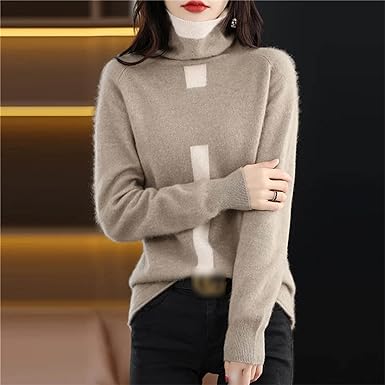 Winter-Rollkragenpullover für Damen