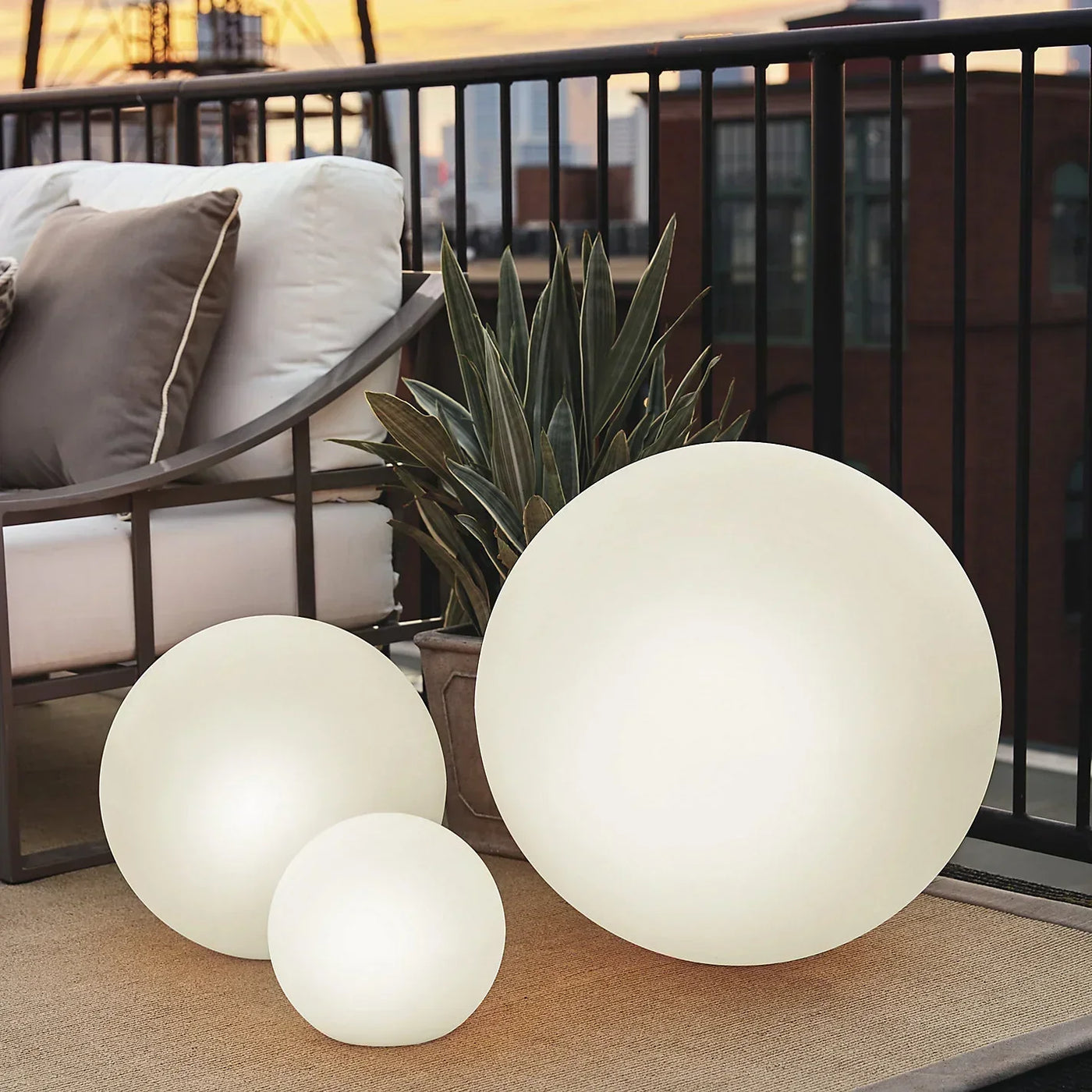 GlowHaven - LED Garten Ball Licht