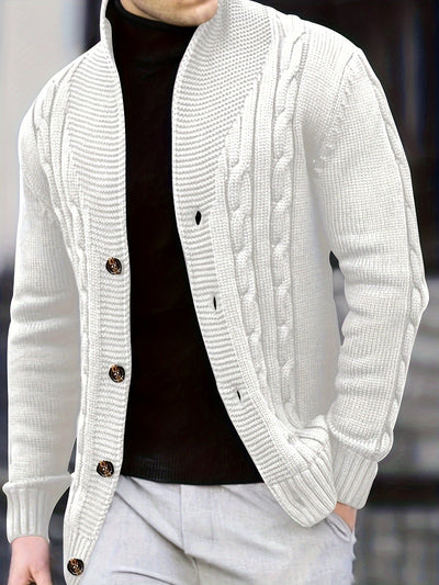 Lässiger Winter- Strickjacke für Männer