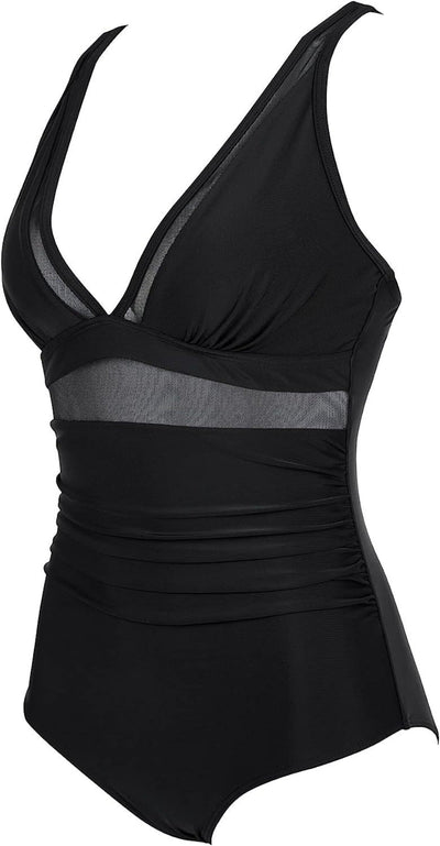 Heidi Mode | Einteiliger hohler Badeanzug mit hoher Taille