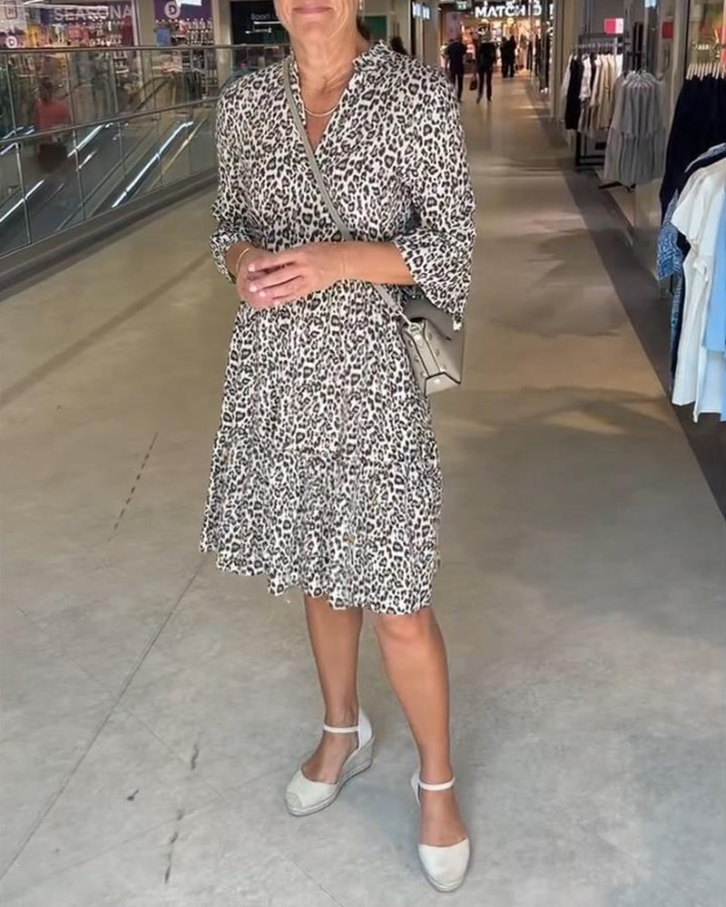 Kleid Leopardenprint