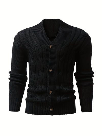 Lässiger Winter- Strickjacke für Männer