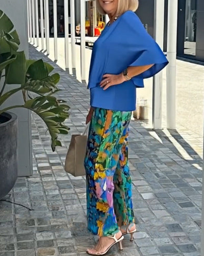 Set bedruckt modisch Pendler-Zweiteiler