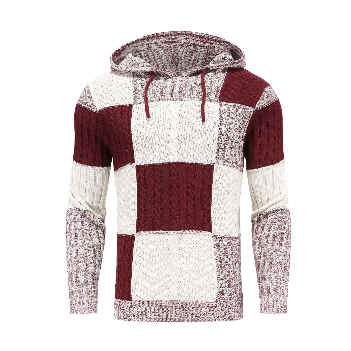Klassischer Pullover mit Kapuze für Herren
