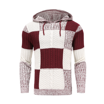 Klassischer Pullover mit Kapuze für Herren