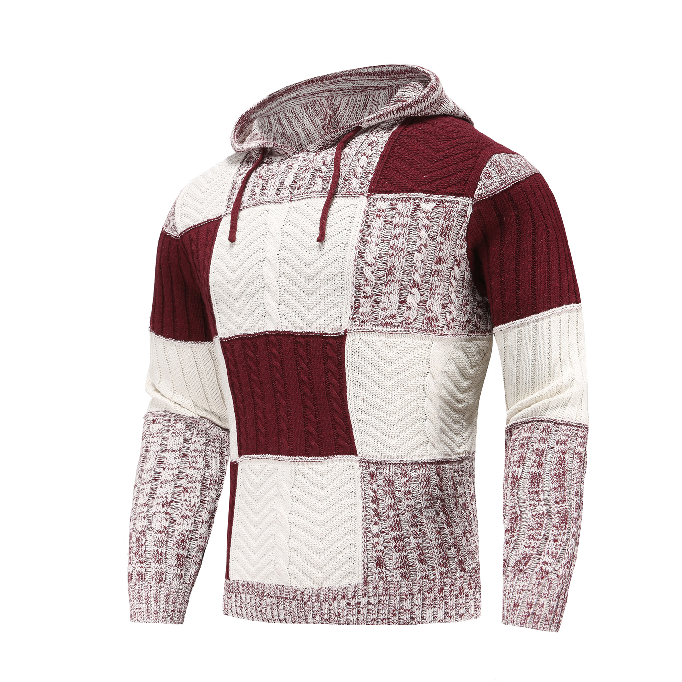 Klassischer Pullover mit Kapuze für Herren