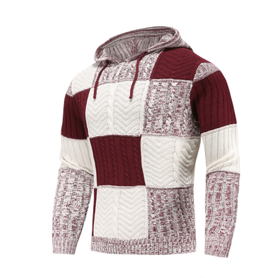 Klassischer Pullover mit Kapuze für Herren