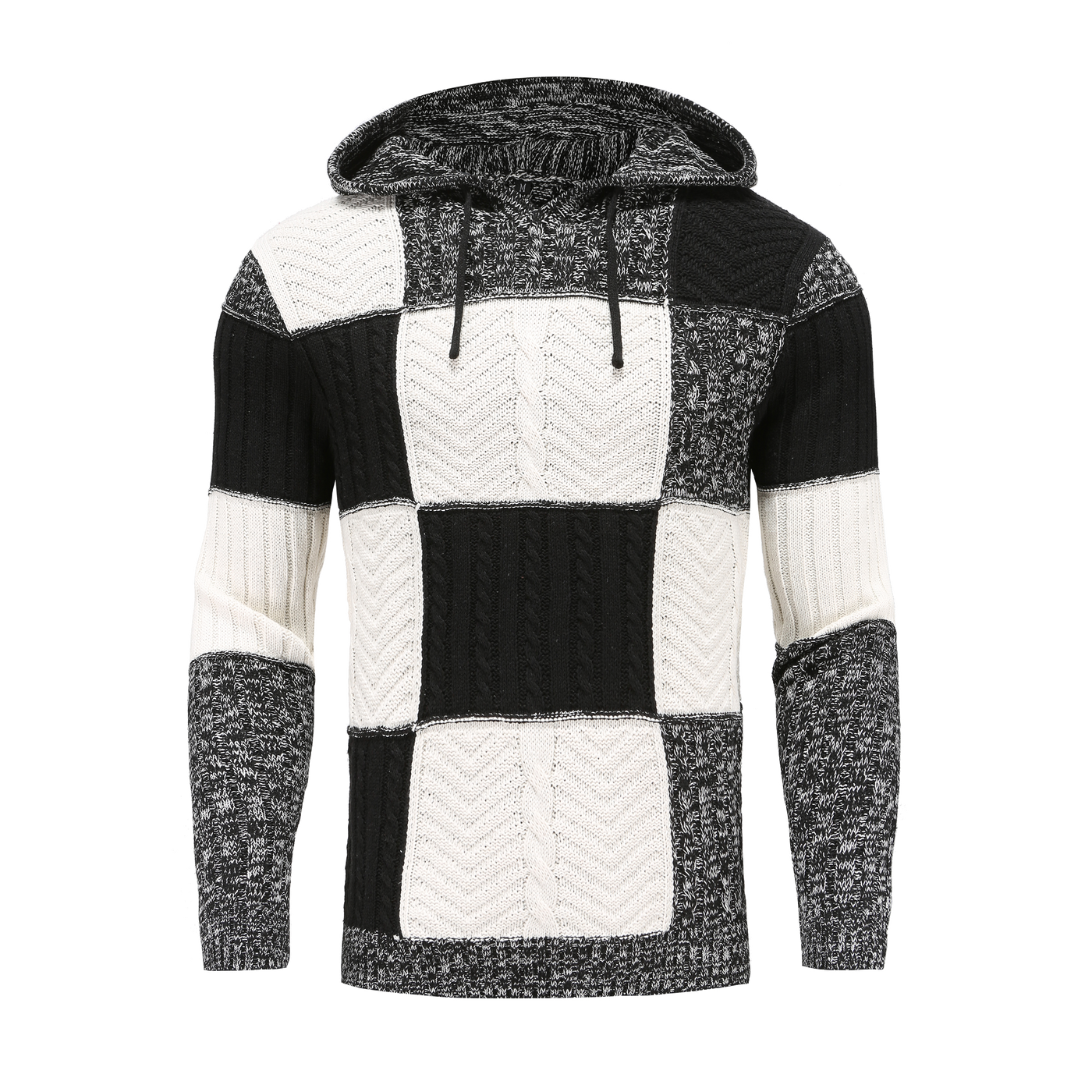 Klassischer Pullover mit Kapuze für Herren