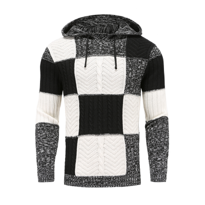 Klassischer Pullover mit Kapuze für Herren