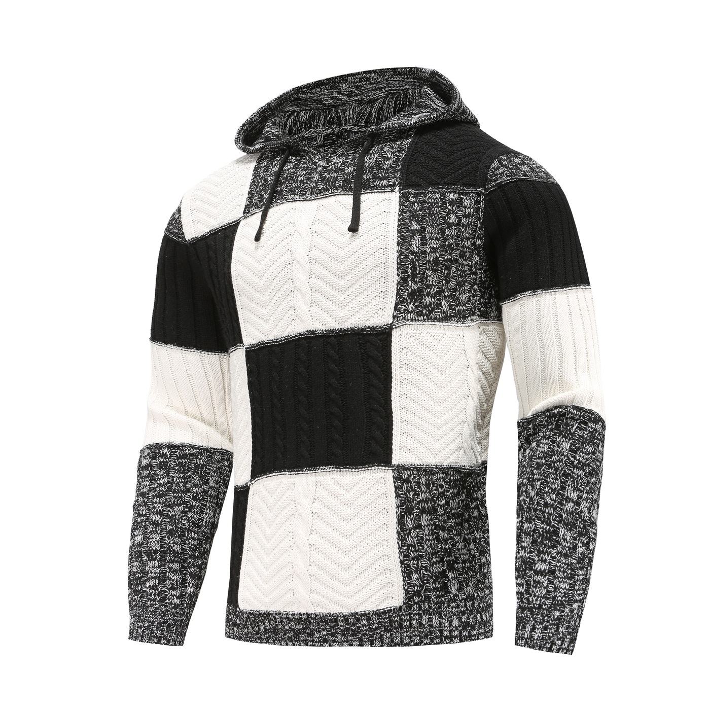 Klassischer Pullover mit Kapuze für Herren