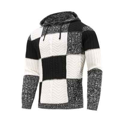 Klassischer Pullover mit Kapuze für Herren