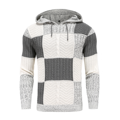 Klassischer Pullover mit Kapuze für Herren