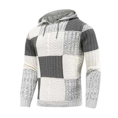 Klassischer Pullover mit Kapuze für Herren