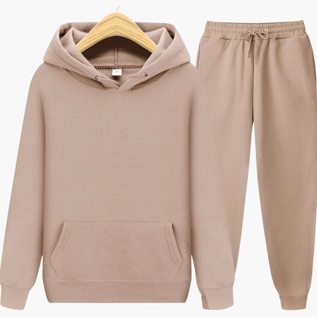Herren Jogginganzug mit Kapuzenpullover und Bündchenhose