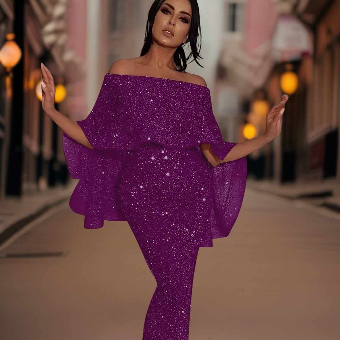 Umwerfendes Schulterfreies Kleid für Damen