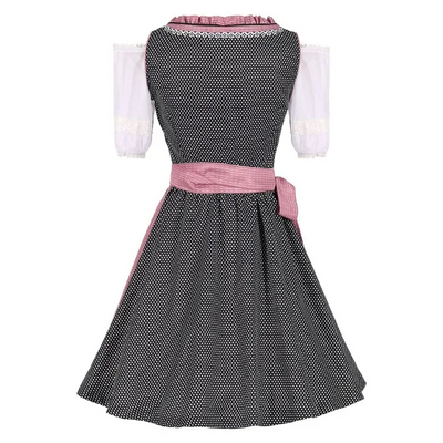 Damen Rosa Oktoberfest Dirndl Kleid