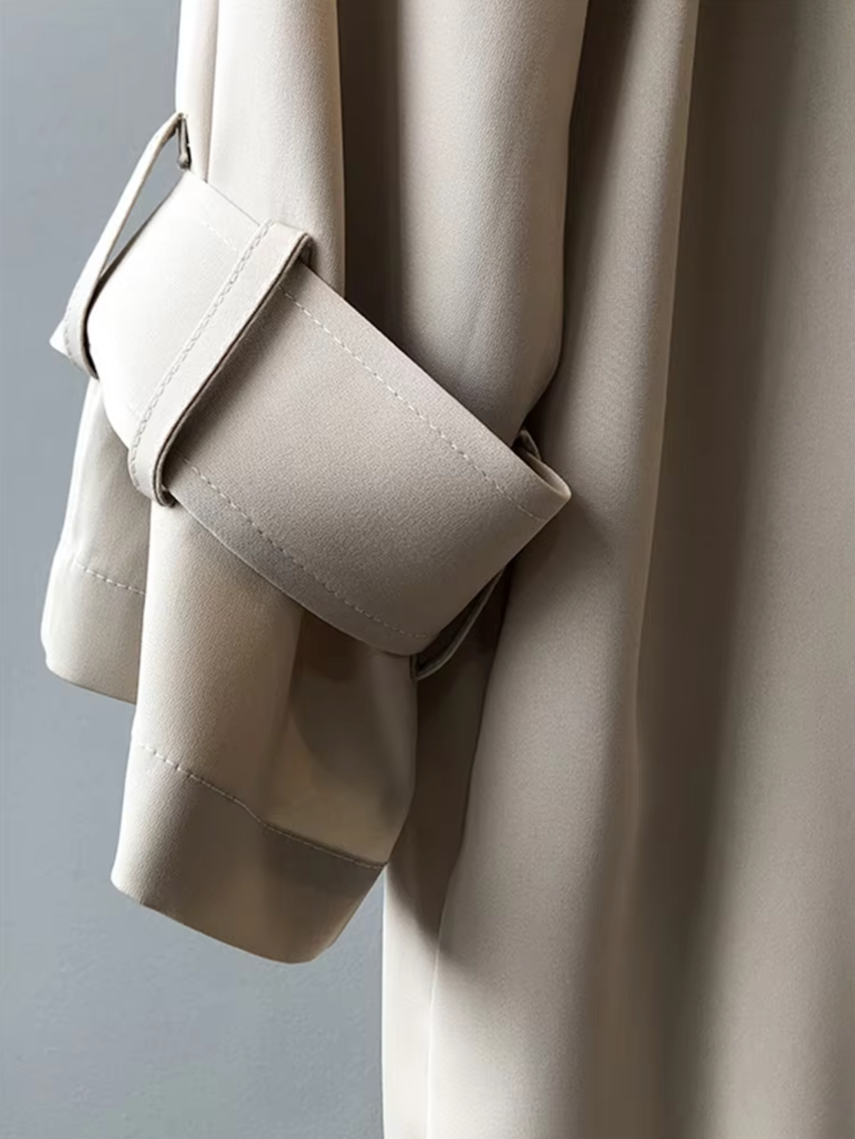 Damen Langer Wasserdichter Trenchcoat | Lässig