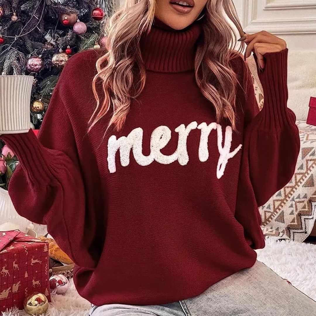 Warmer Rollkragenpullover für Damen