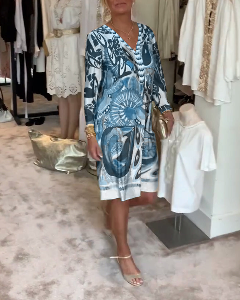 Marianne - Kleid mit Vintage-Druck