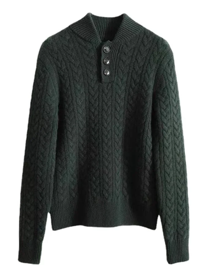 Gestrickter Rollkragenpullover für Frauen