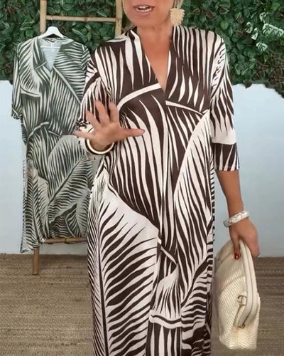 Kleid Bedruckt Mode Tasche