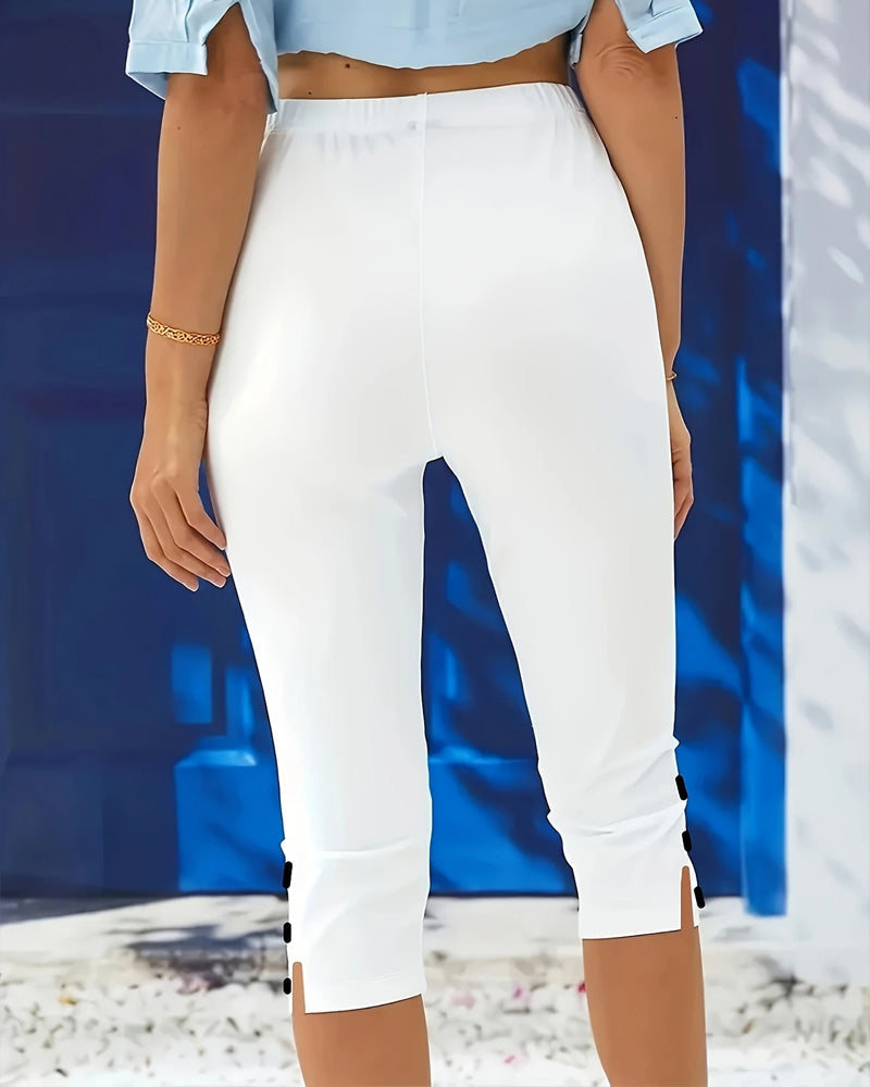 Zweiteiliges Set Mit Lässigen, Vielseitig Kombinierbaren Leggings